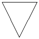 Triangle, apex downwards