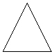 Triangle, apex upwards